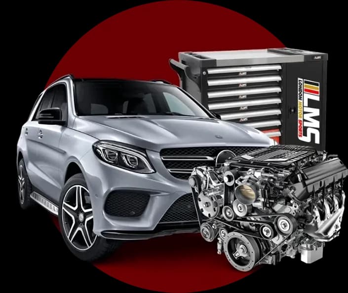 Car repair tools, vehicle, and engine