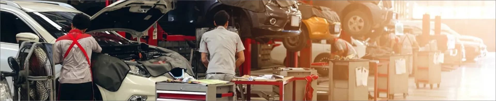 Workshop exhaust repair support