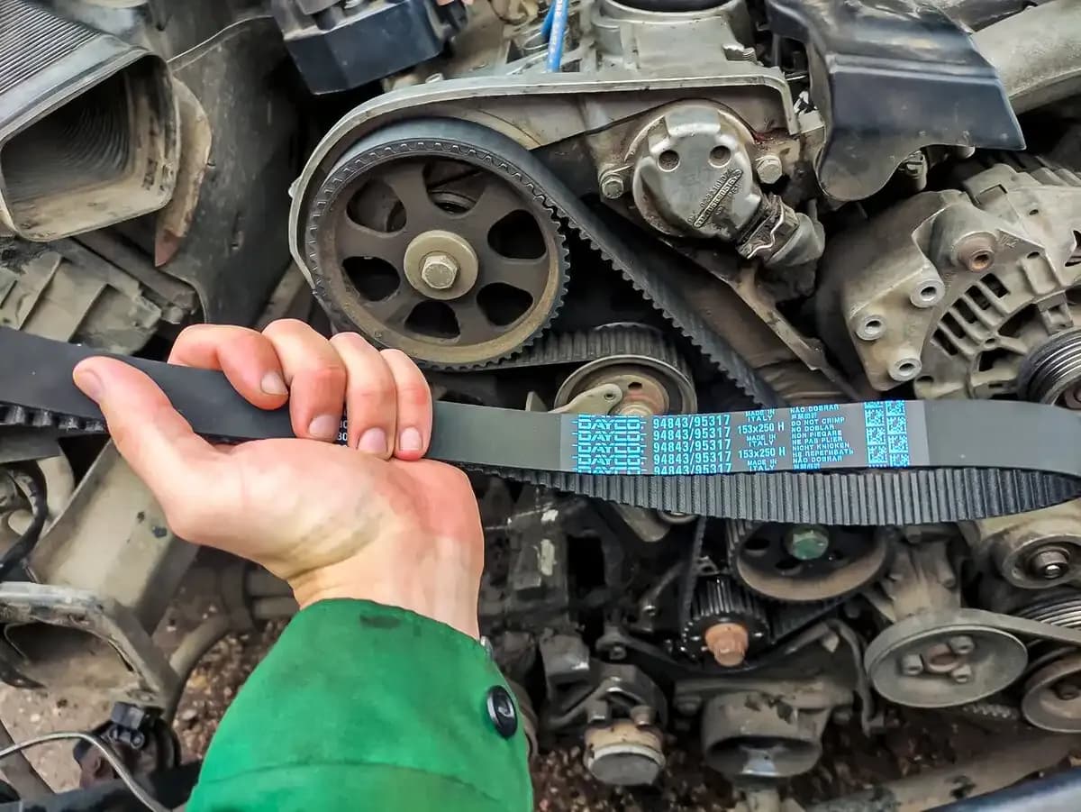 Auxiliary belt replacement gallery image 2