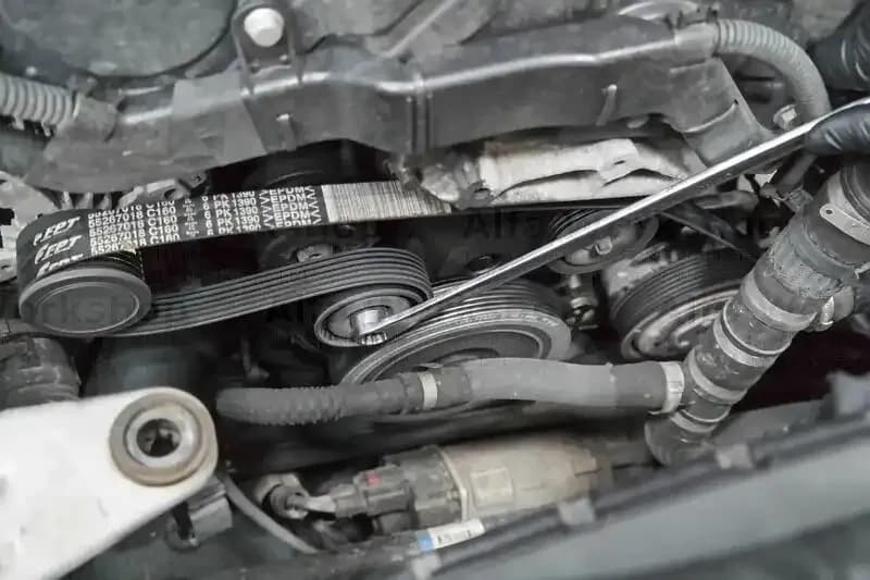 Auxiliary belt replacement gallery image 3