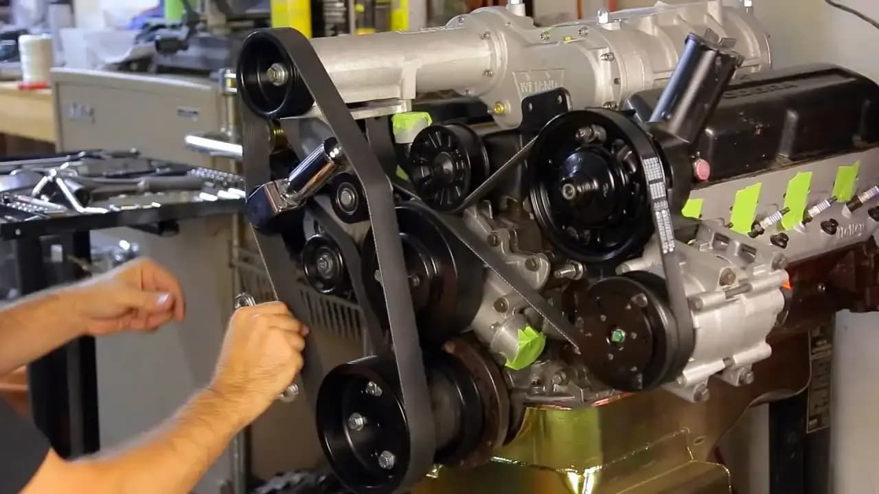Auxiliary belt replacement gallery image 4