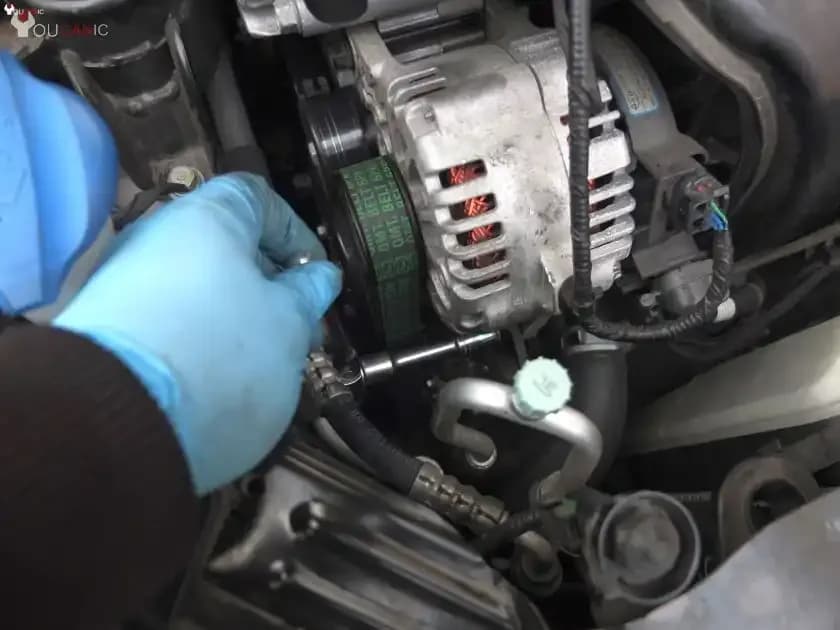 Auxiliary belt replacement gallery image 6
